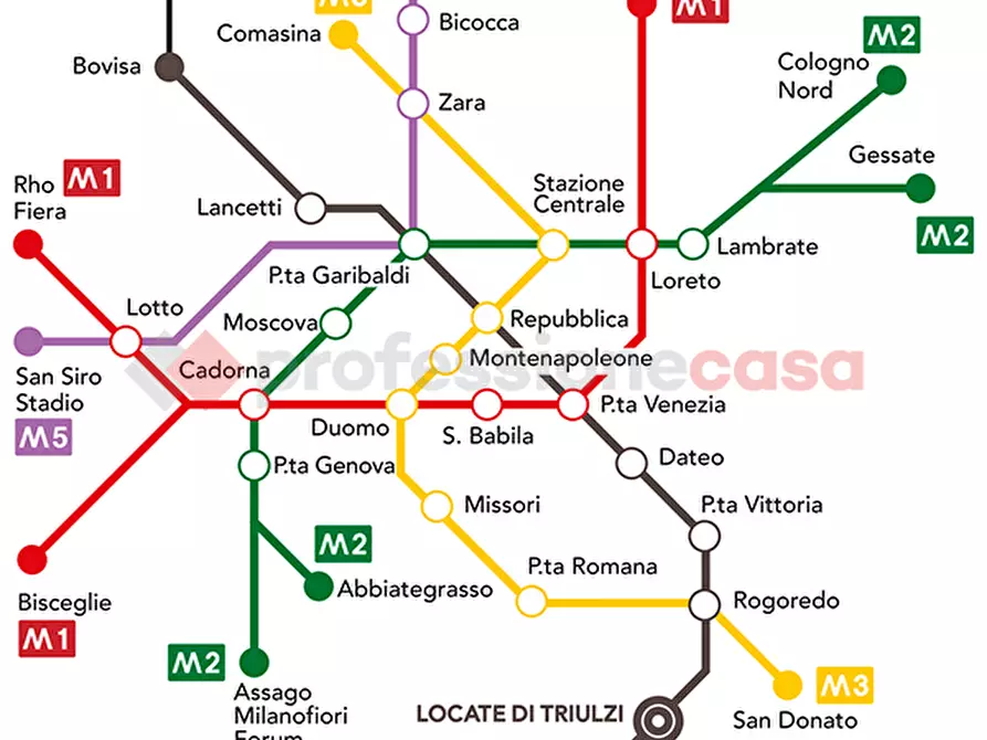 Immagine 17 di Appartamento in vendita  in Via corte beneggi, 11 a Locate Di Triulzi