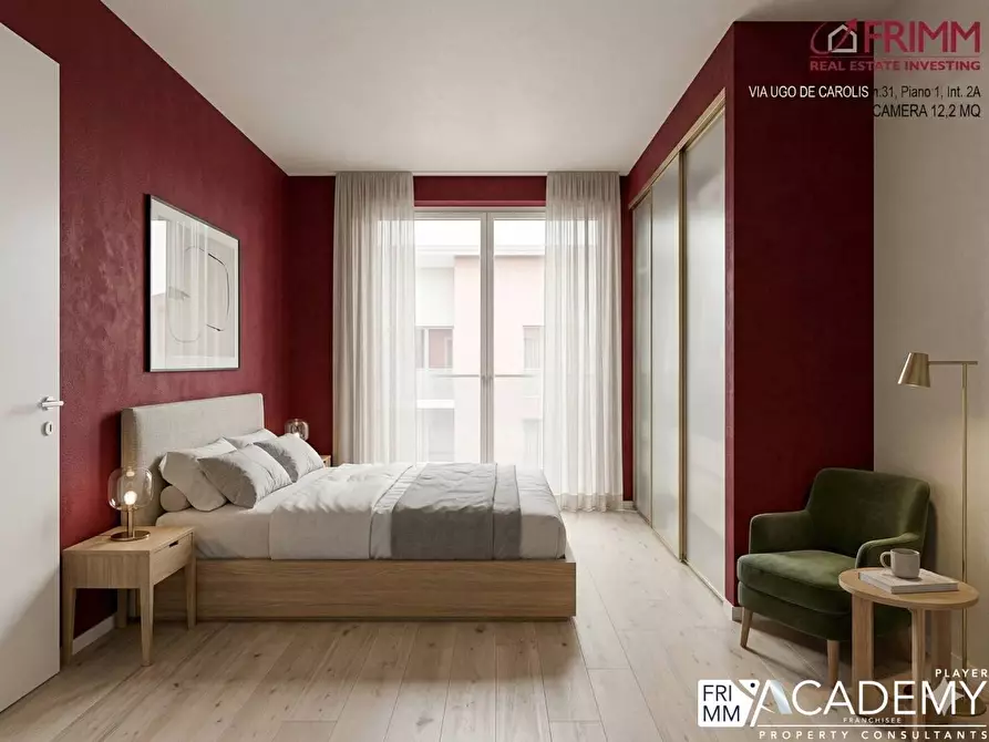 Immagine 9 di Appartamento in vendita  in Via Ugo De Carolis, 31 a Roma