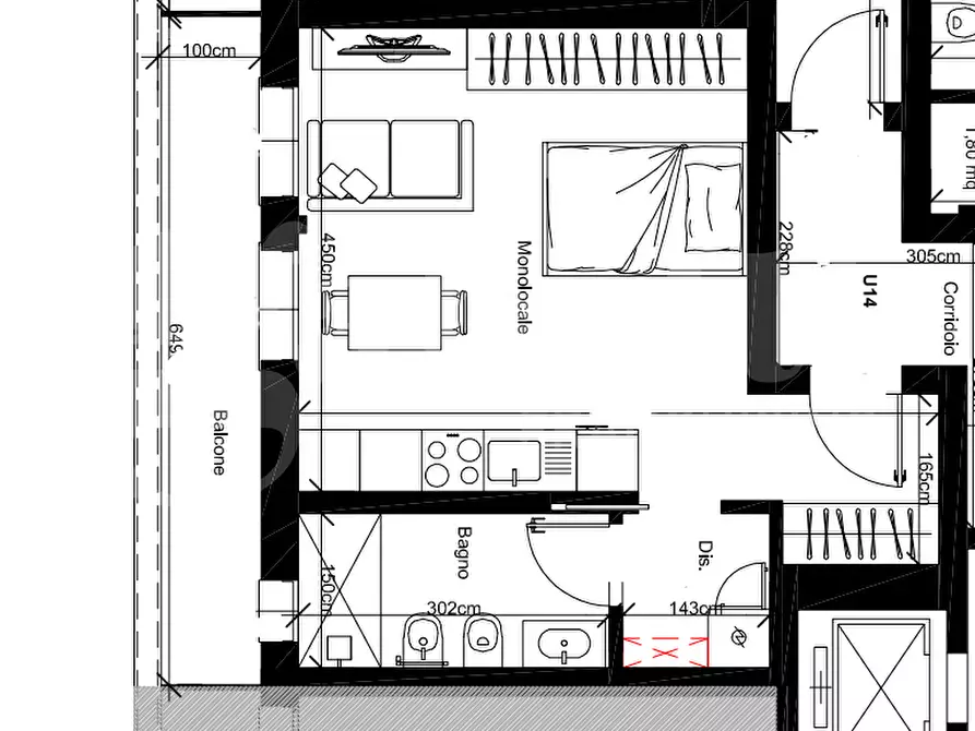 Immagine 14 di Appartamento in vendita  in Via Martin Luther King, 38/3 a Bologna
