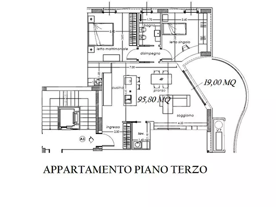 Immagine 18 di Appartamento in vendita  in Via Sandro Pertini a Trani