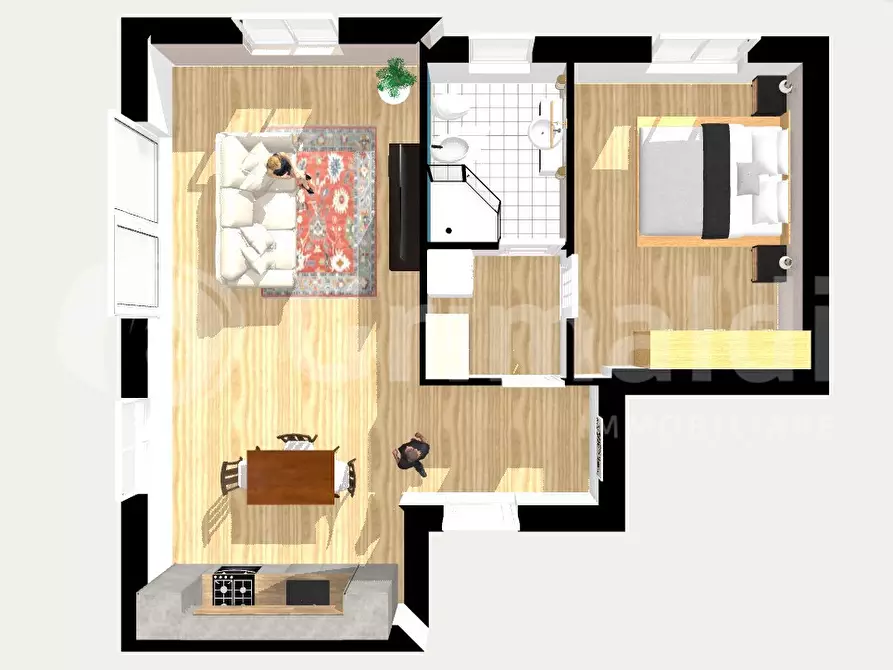 Immagine 8 di Appartamento in vendita  in Via Resegone, 10 a Camparada