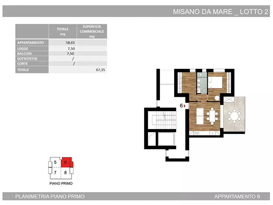 Immagine 14 di Appartamento in vendita  in Via Grossi a Misano Adriatico