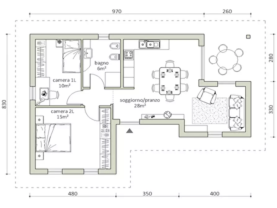 Immagine 2 di Terreno residenziale in vendita  in Via collittimi, snc a Trivigliano