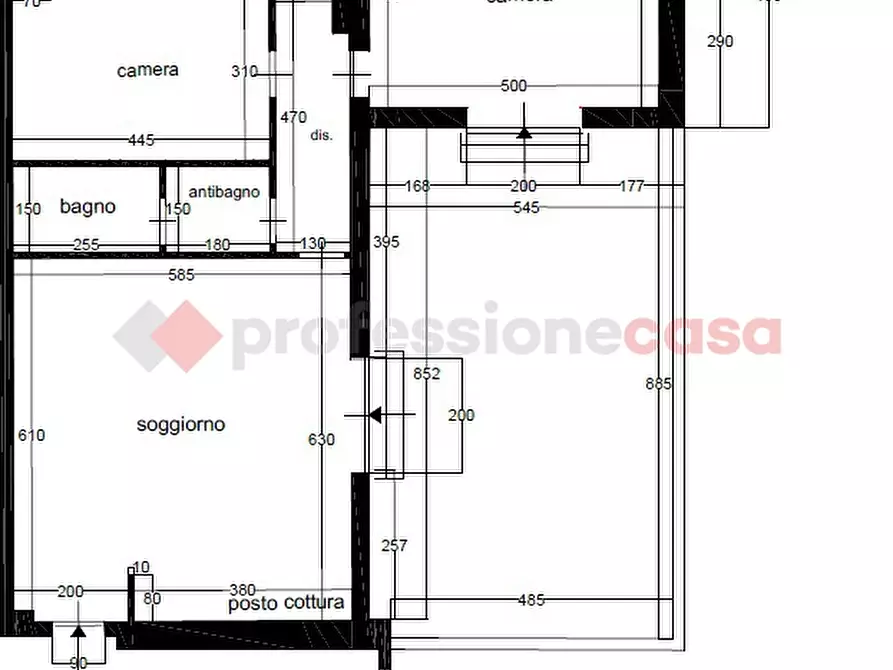Immagine 12 di Appartamento in vendita  in Via della chiesa di lunata, 54 a Capannori