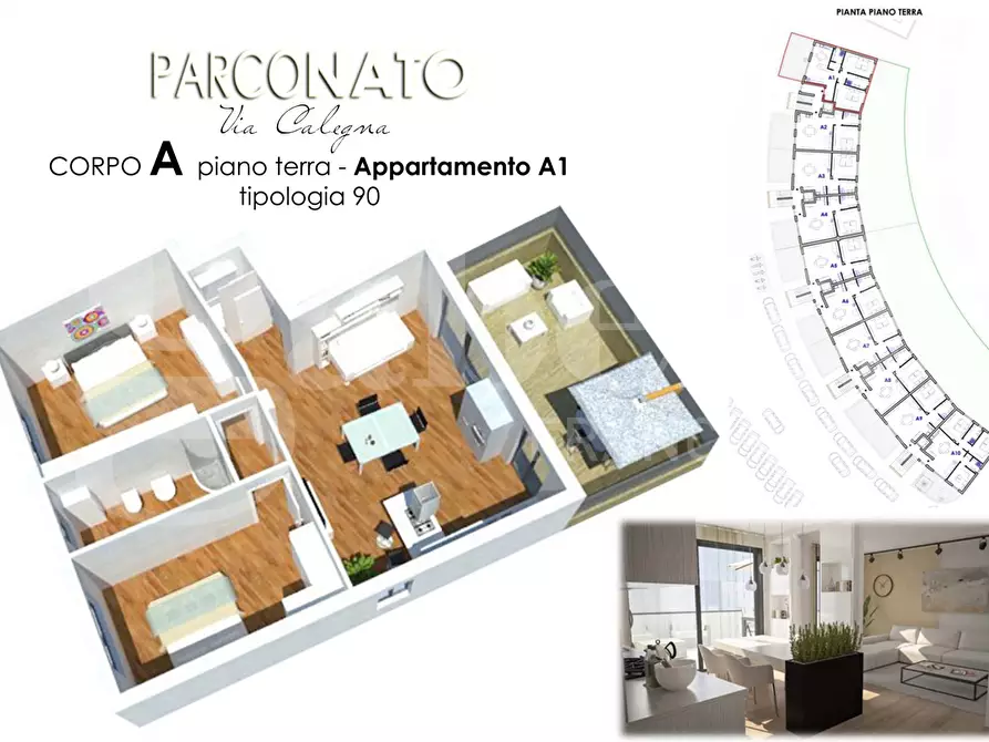 Immagine 19 di Appartamento in vendita  in Via Calegna, 72 a Gaeta