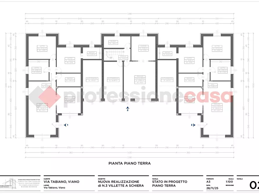 Immagine 8 di Villetta a schiera in vendita  in Via tabiano, 1 a Viano