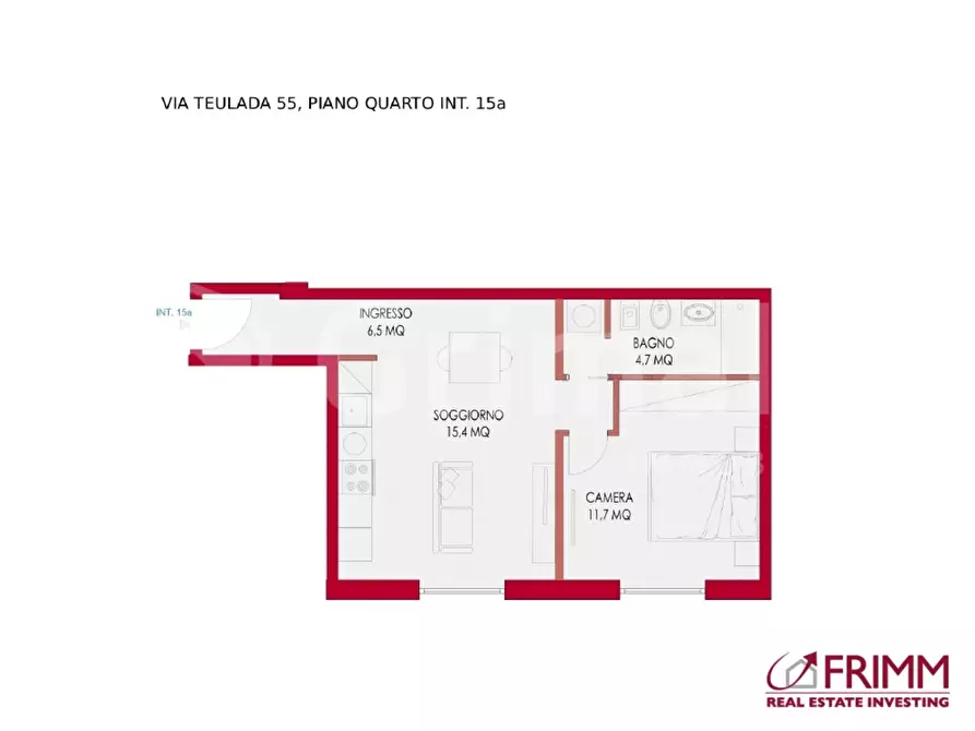 Immagine 15 di Appartamento in vendita  in Via Teulada, 55 a Roma