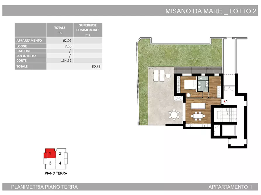 Immagine 14 di Appartamento in vendita  in Via Grossi a Misano Adriatico