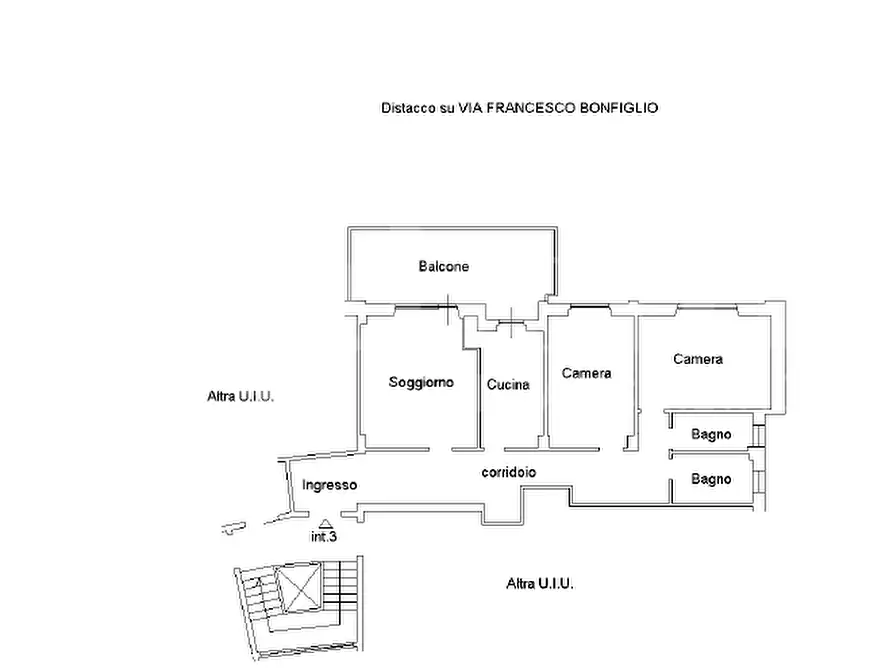 Immagine 13 di Appartamento in vendita  in Via Bonfiglio, 55 a Roma