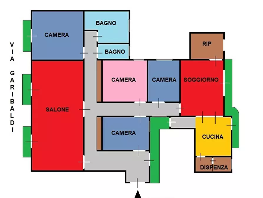 Immagine 32 di Appartamento in vendita  in Via Garibaldi, 170 a Messina