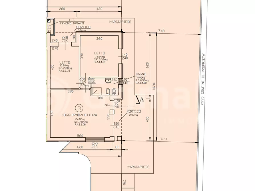 Immagine 19 di Appartamento in vendita  in Via Pinarella, 0 a Cervia