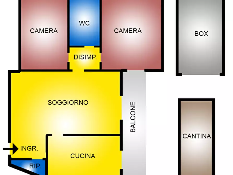 Immagine 29 di Appartamento in vendita  in Via GABRIELE VILLANI, 15 a Abbiategrasso