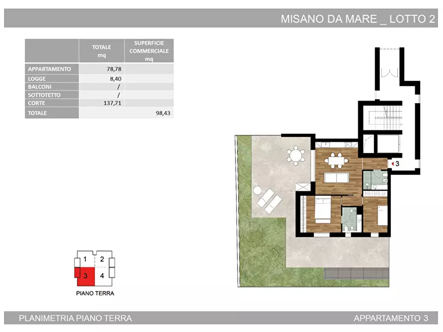 Immagine 14 di Appartamento in vendita  in Via Grossi a Misano Adriatico