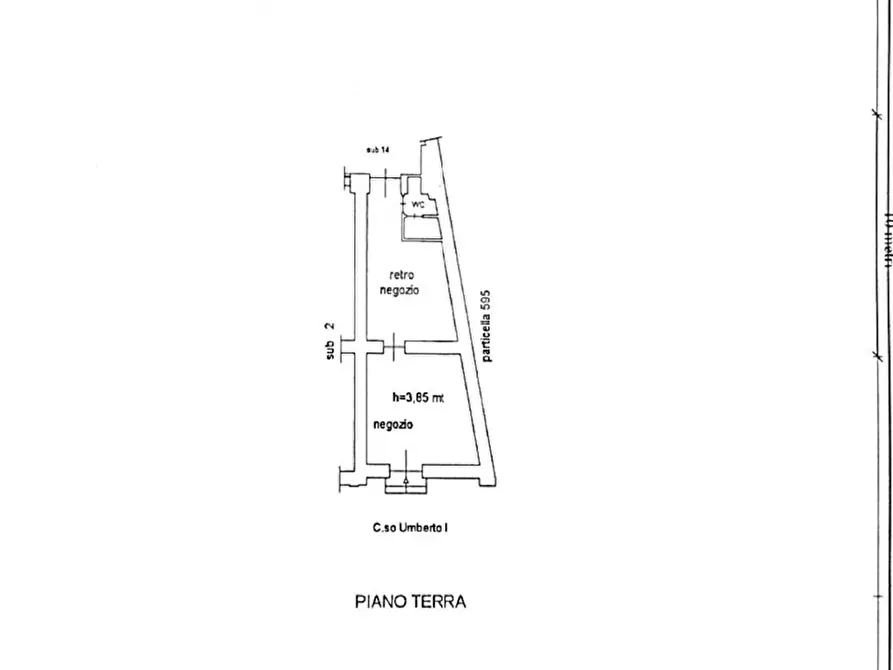 Immagine 13 di Negozio in affitto  in Corso Umberto a Succivo