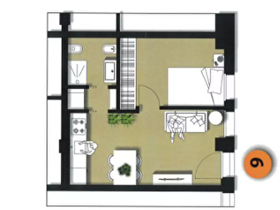 Immagine 4 di Appartamento in vendita  in Via Emilio Zago, 8 a Bologna