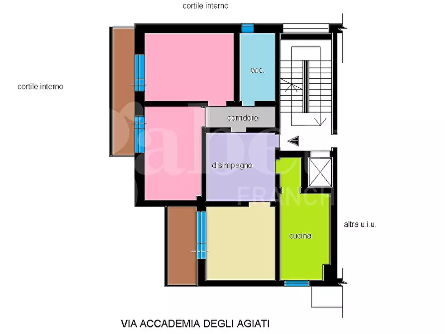 Immagine 22 di Appartamento in vendita  in Via Accademia degli Agiati, 120 a Roma