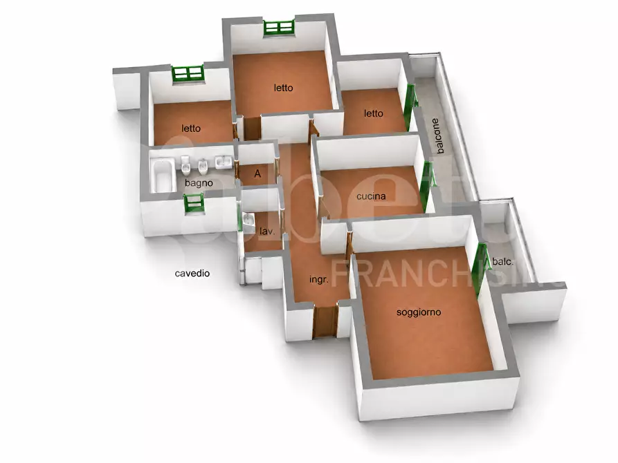 Immagine 27 di Appartamento in vendita  in Via Archimede, 19/A a Ragusa
