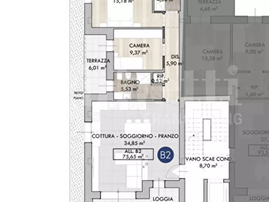 Immagine 15 di Appartamento in vendita  in Via Monte Grappa, 39 a Marcon