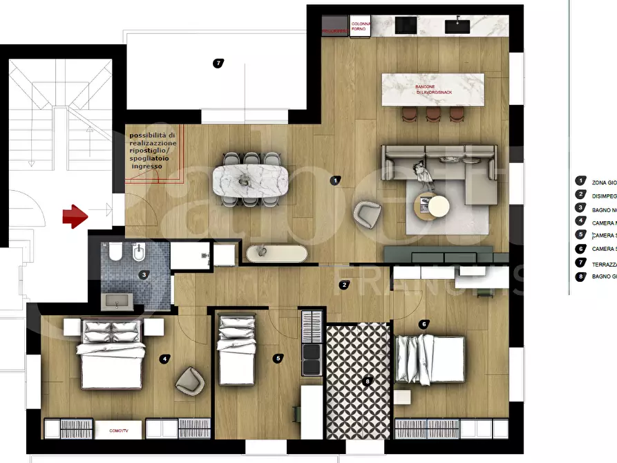 Immagine 16 di Appartamento in vendita  in Via vanzo, 9 a Mogliano Veneto