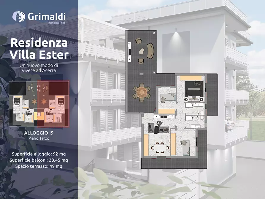 Immagine 7 di Attico in vendita  in Via Domenico Castaldo, 5 a Acerra