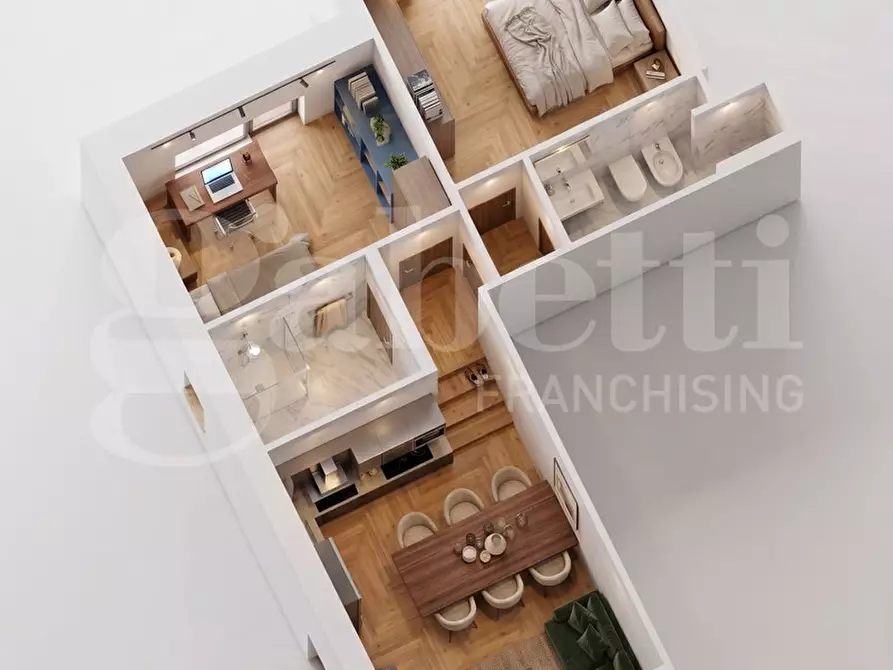 Immagine 4 di Casa trifamiliare in vendita  in Via Casali delle Cornacchiole, 149 a Roma