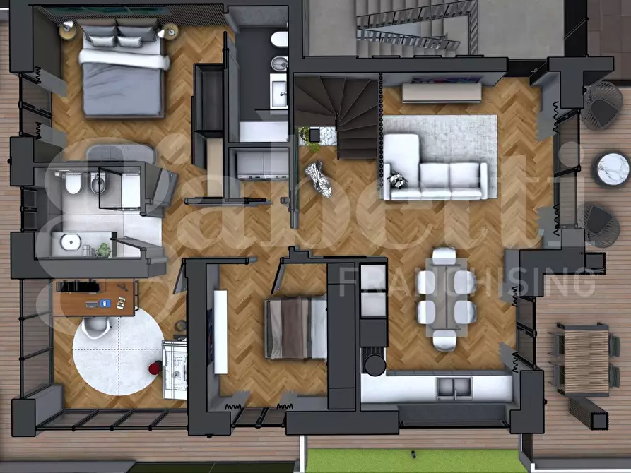 Immagine 2 di Appartamento in vendita  in Via Moriondo a Rivalta Di Torino