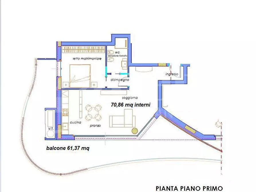 Immagine 6 di Appartamento in vendita  in Via Sandro Pertini a Trani