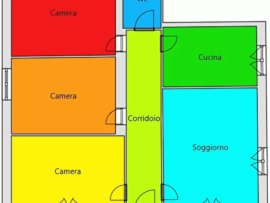 Immagine 3 di Appartamento in vendita  in Via C. BATTISTI, 42 a Girifalco