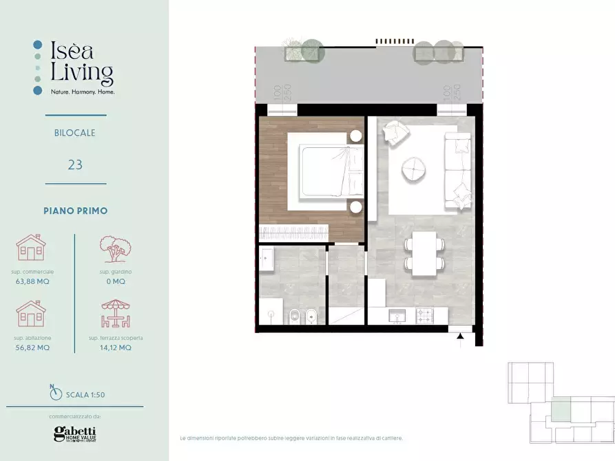 Immagine 16 di Appartamento in vendita  in Via PANORAMICA, SNC a Paratico