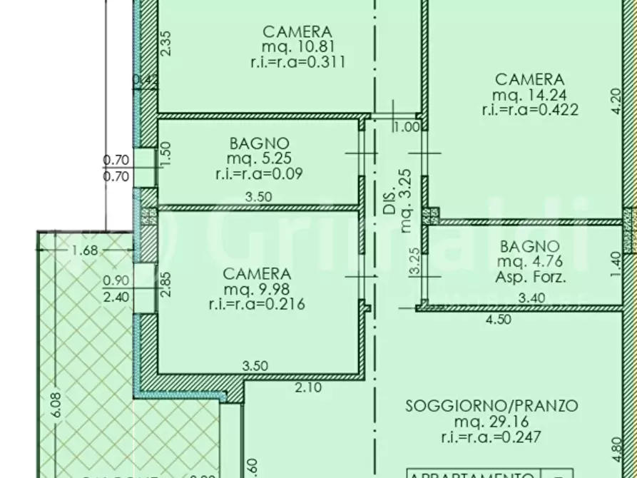 Immagine 3 di Appartamento in vendita  in Via Calabria, 29 a Cervia