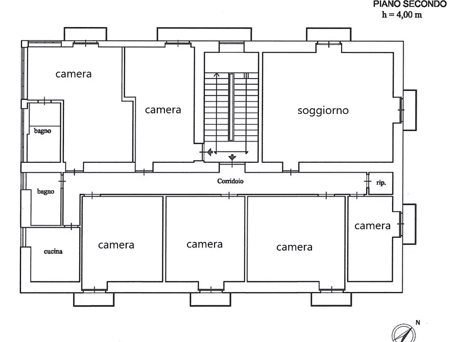 Immagine 30 di Appartamento in vendita  in Via pescheria, 28 a Sant'agata Di Militello