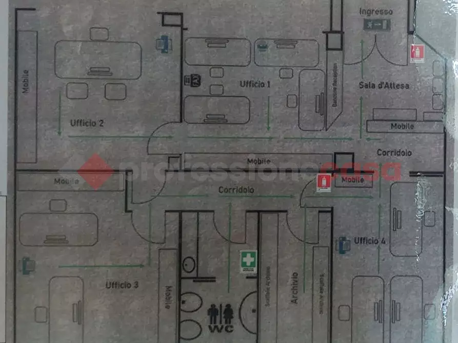 Immagine 9 di Ufficio in affitto  in Via Calzatora, n.92 a Anagni