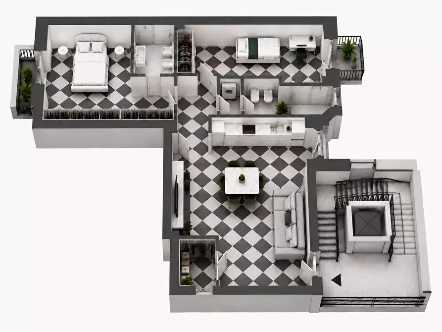 Immagine 22 di Appartamento in vendita  in Via Hajech, 22 a Milano
