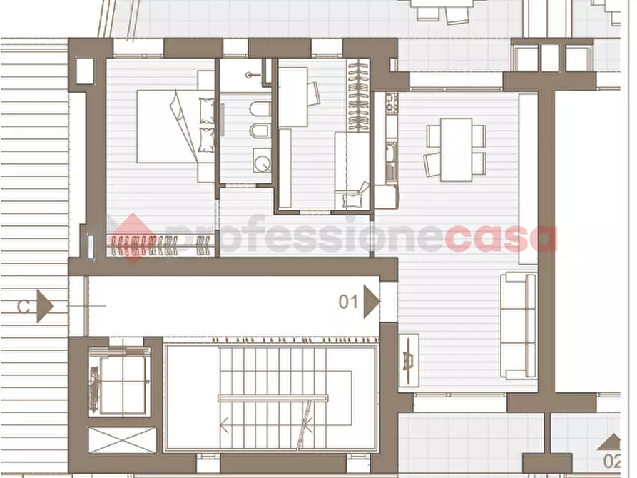 Immagine 16 di Appartamento in vendita  in Via RONDINELLA a Firenze