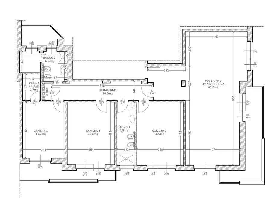 Immagine 49 di Appartamento in vendita  in Via Monforte, 14 a Torino