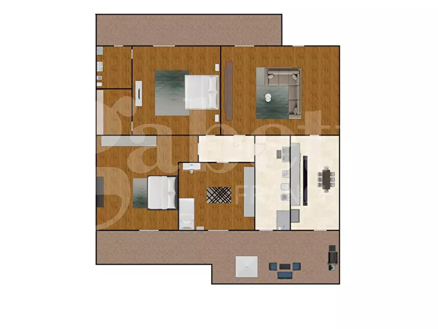 Immagine 3 di Appartamento in vendita  in Via giulio cesare, snc a Sestu