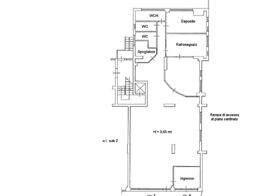 Immagine 7 di Negozio in vendita  in Via Danimarca a Palermo