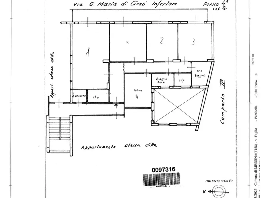 Immagine 28 di Appartamento in vendita  in Via S.Maria di GesÃ¹ Inferiore, 13 a Messina