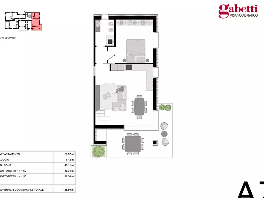 Immagine 12 di Appartamento in vendita  in Via Grossi, snc a Misano Adriatico