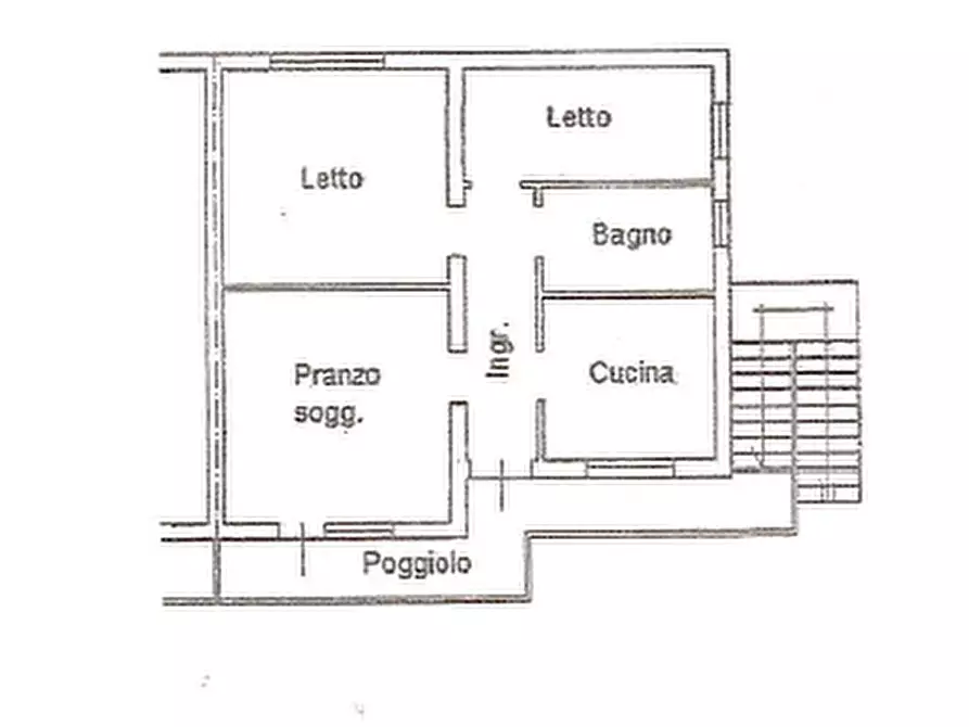 Immagine 13 di Appartamento in vendita  in Via Cavarzere, via Garibaldi, 00 a Cavarzere