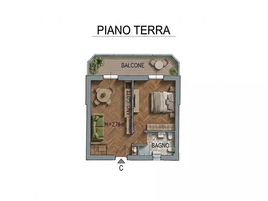 Immagine 19 di Appartamento in vendita  in Via GANDHI, 0 a Castelfidardo