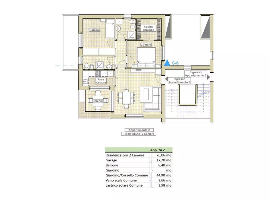 Immagine 6 di Appartamento in vendita  in Via Olivirei, SNC a Cattolica