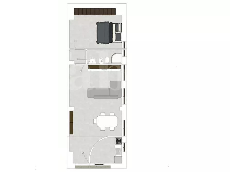 Immagine 6 di Appartamento in vendita  in Via Giovanni Battista Gisleni a Roma