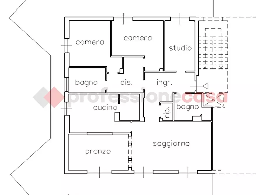 Immagine 32 di Attico in affitto  in Via San Bonaventura a Perugia