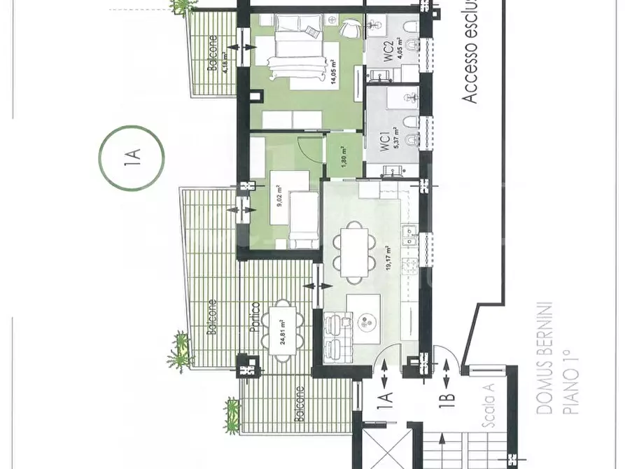 Immagine 2 di Appartamento in vendita  in Via Gian Lorenzo Bernini, snc a Tortoreto