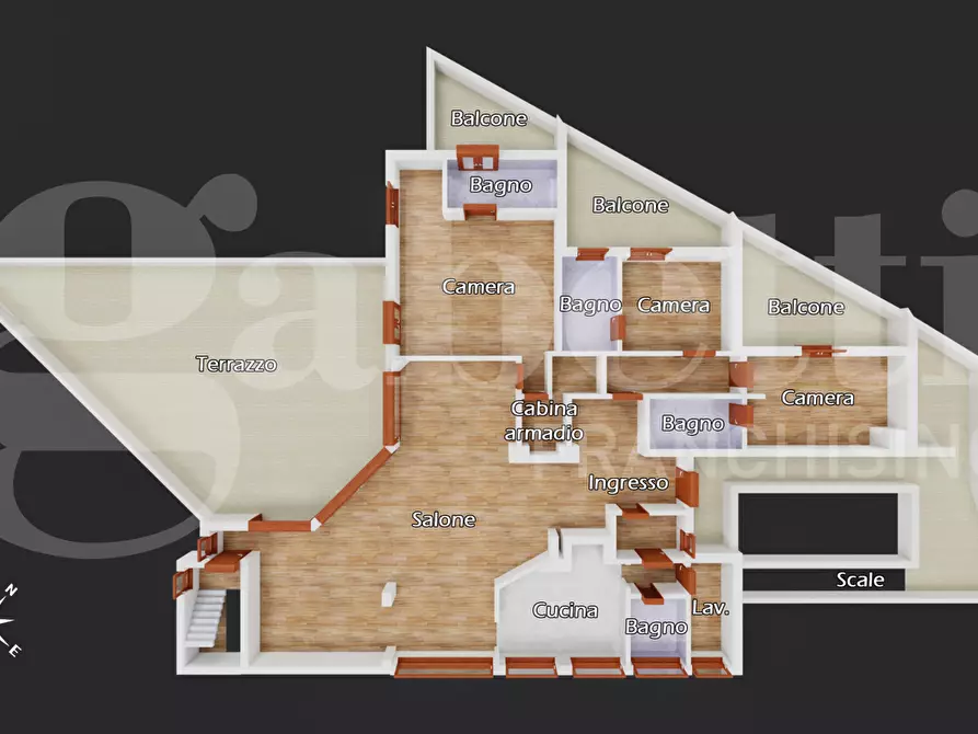 Immagine 49 di Villa in vendita  in Via dei cavalli marini VISTA MARE, 108 a Ardea