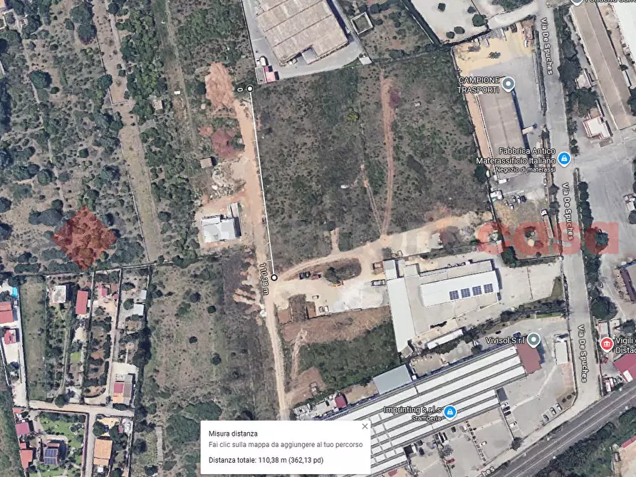 Immagine 3 di Terreno agricolo in vendita  in Via De Spuches, 31 a Carini