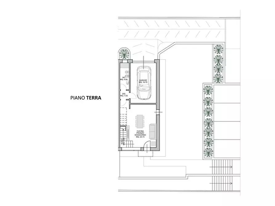 Immagine 5 di Villetta a schiera in vendita  in Via Torconca a San Giovanni In Marignano