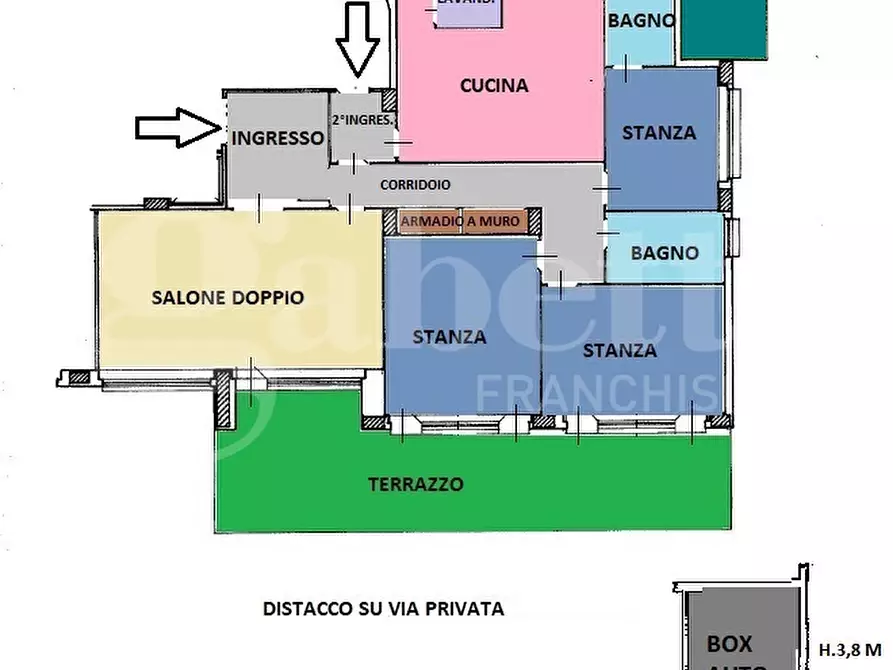 Immagine 35 di Appartamento in vendita  in Via Montemignaio a Roma