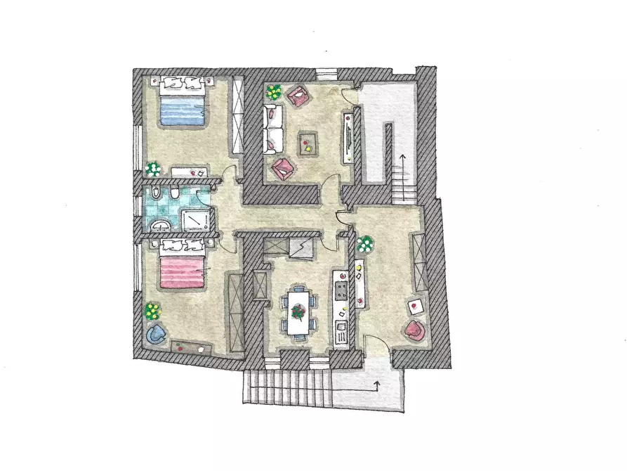 Immagine 19 di Appartamento in vendita  in Via Pantaneto a Pennabilli